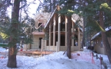 Log homes allow you to showcase your home with beautiful cathedral windows and log prows.