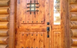 log-home-front-door